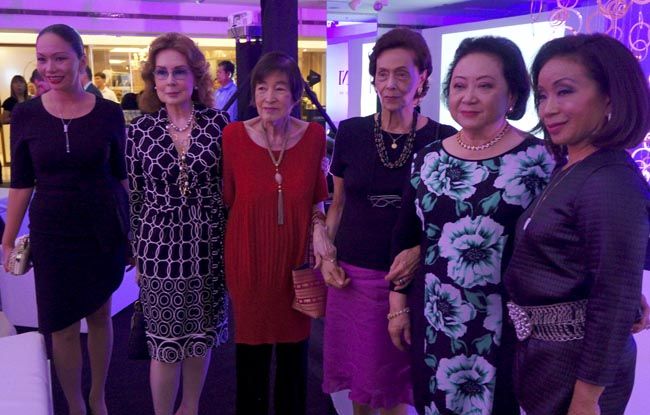 Agnes Roscigno, DJ Lopez, Nedy Tantoco, Maritess Tantoco-Enriquez