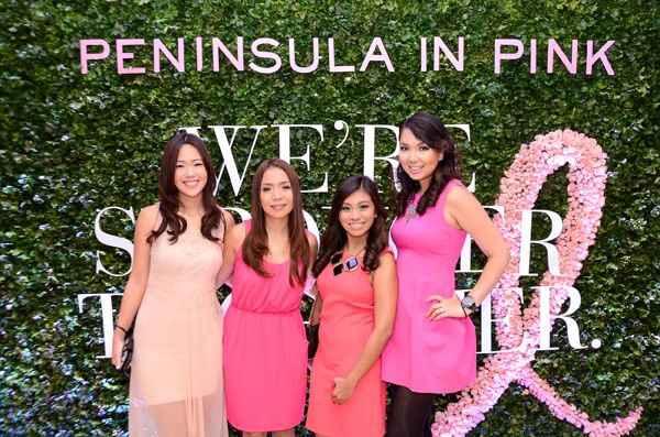 Clinique's Kate Reyes, Kaye Fidelino, Jorette Jose, and Jen de Jesus
