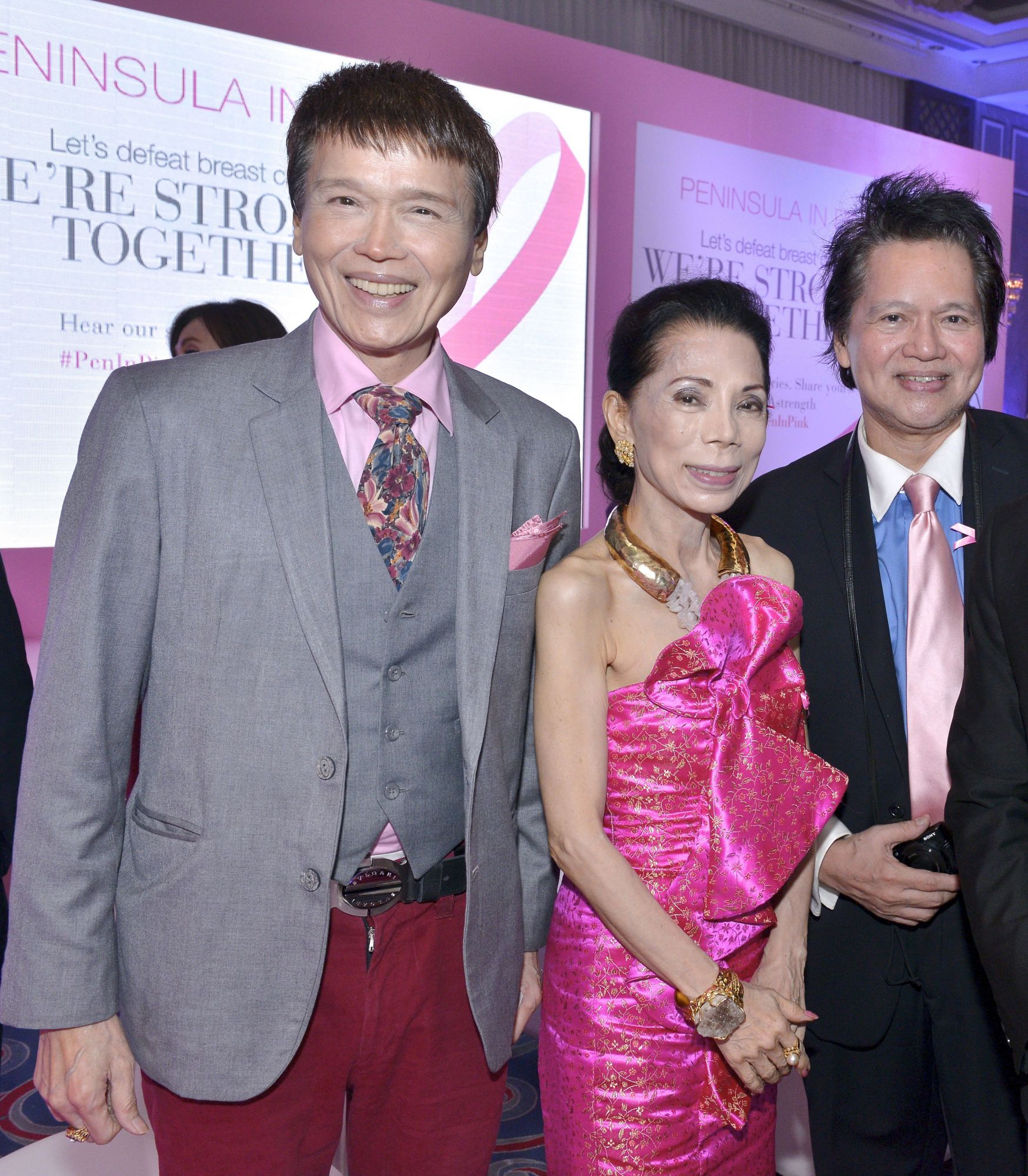 George Sison, Tina Jacinto, and Rupert Jacinto