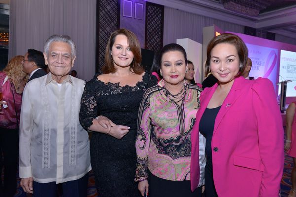 Daniel Vasquez, The Peninsula Manila general manager Sonja Vodusek, Baby and Carol Cruz