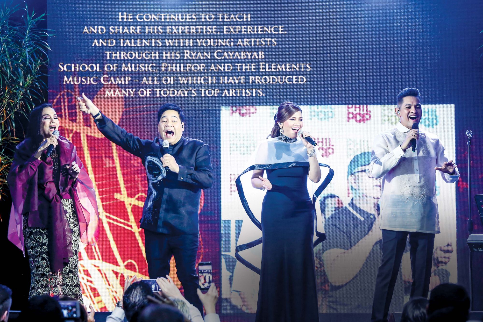 Kuh Ledesma, Martin Nievera, Zsa Zsa Padilla, Gary Valenciano