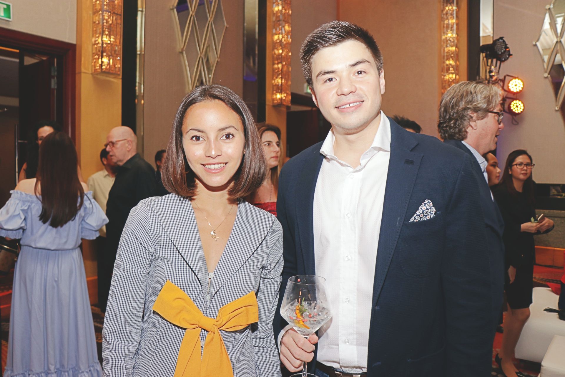 Katrina Razon and Mikkel Puyat