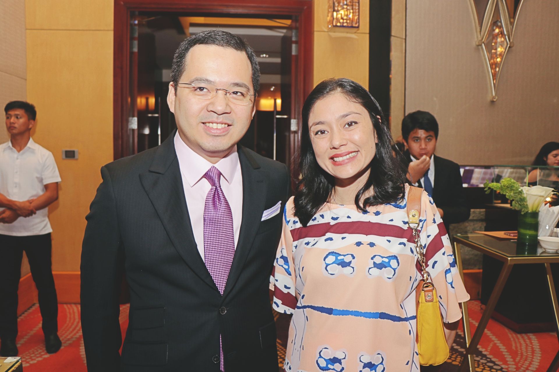 Paolo Martel and Dina Tantoco