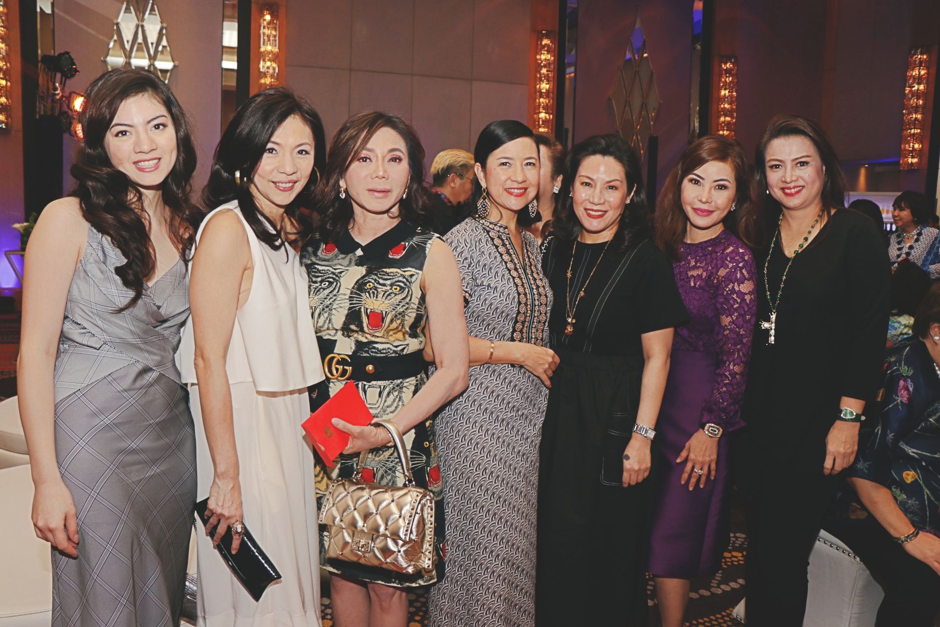 Kylie Tinga, Kaye Tinga, Vicki Belo-Kho, Mia Borromeo, Ana De Ocampo, Melba Solidum, Michelle Tiangco-Romualdez