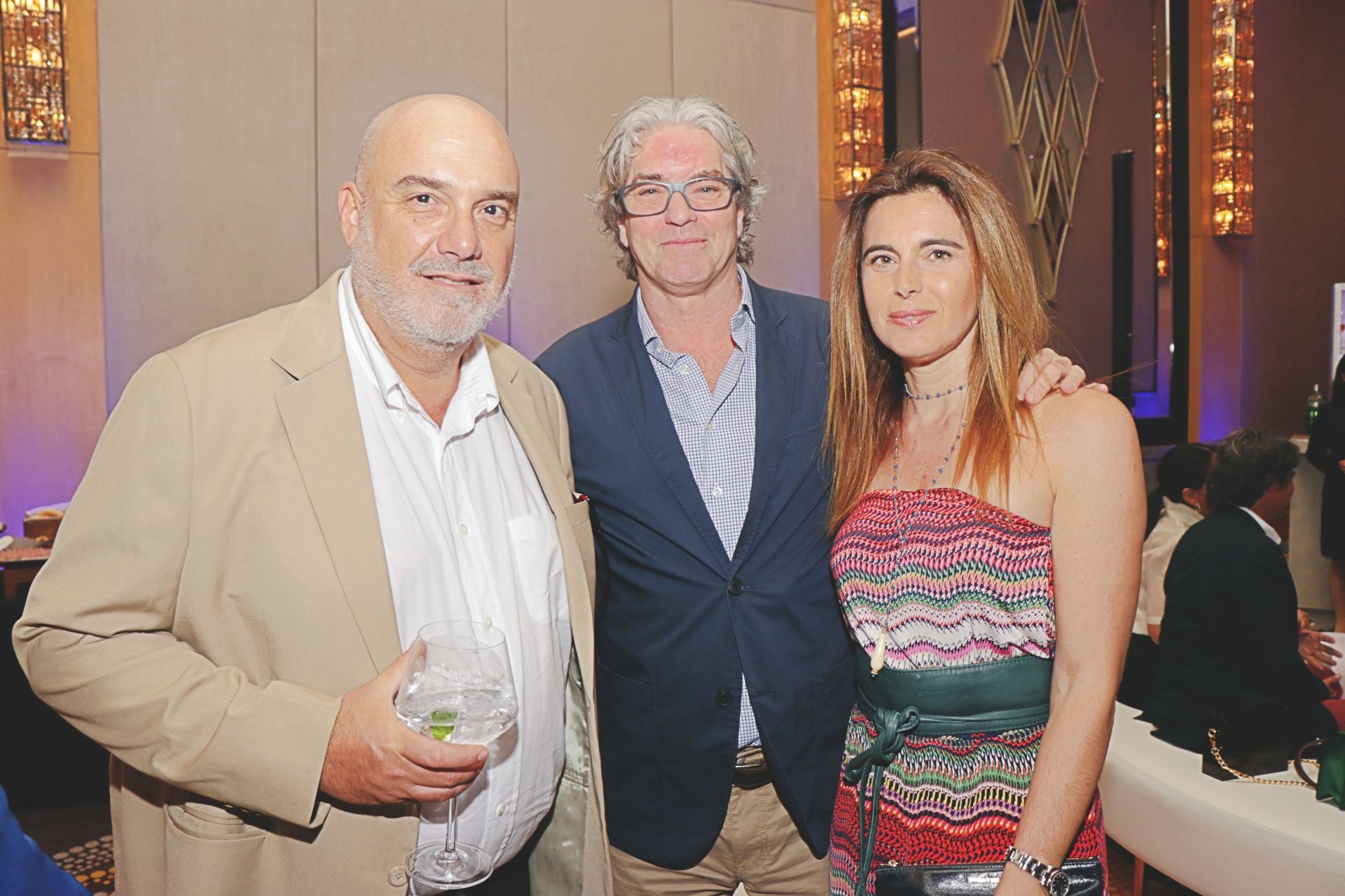 Philip Hagedorn, Alejo de Palleja, and Ariane Riera