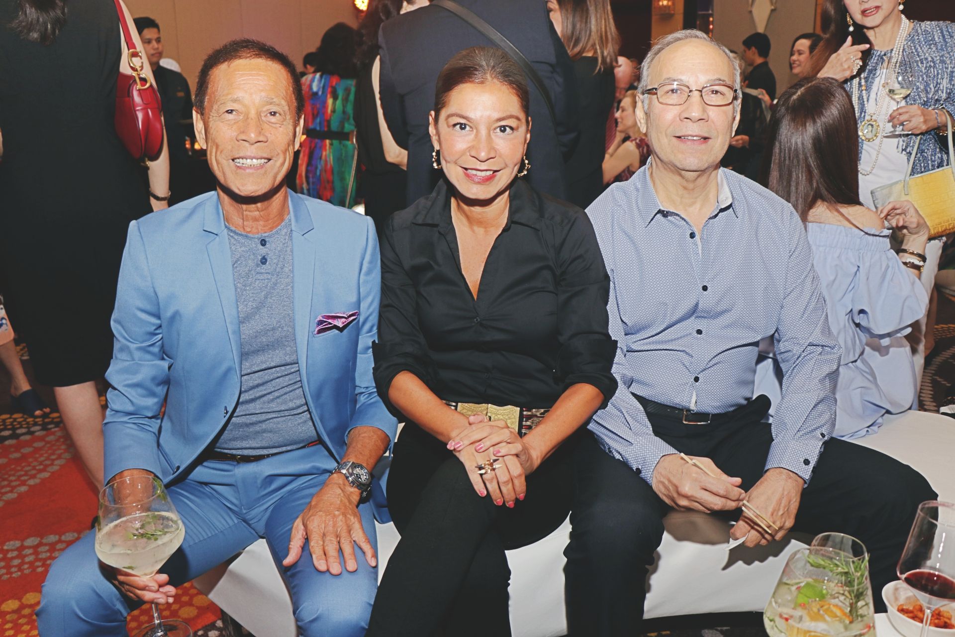 Renato Enriquez, Tania Fricke-Lichauco, Pacqui Campos