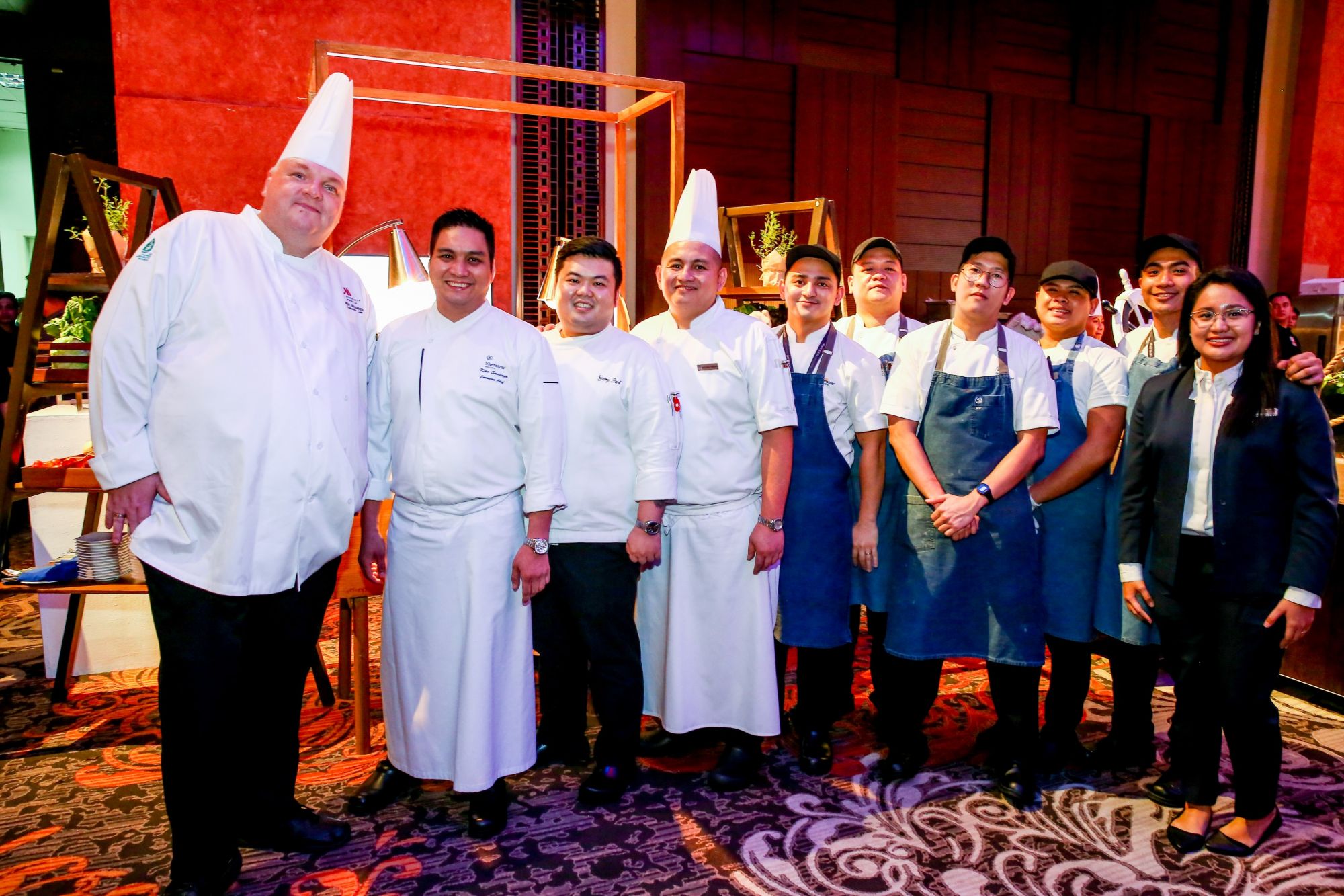 Executive Chef Meik Brammer along with the Sheraton Manila Hotel culinary team headed by Executive Chef Kiko Santiago