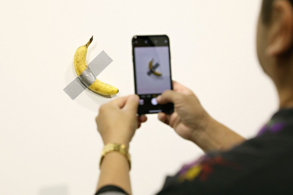 Man Eats 120,000 Piece Of Art — A Banana Taped To Wall Tatler Asia
