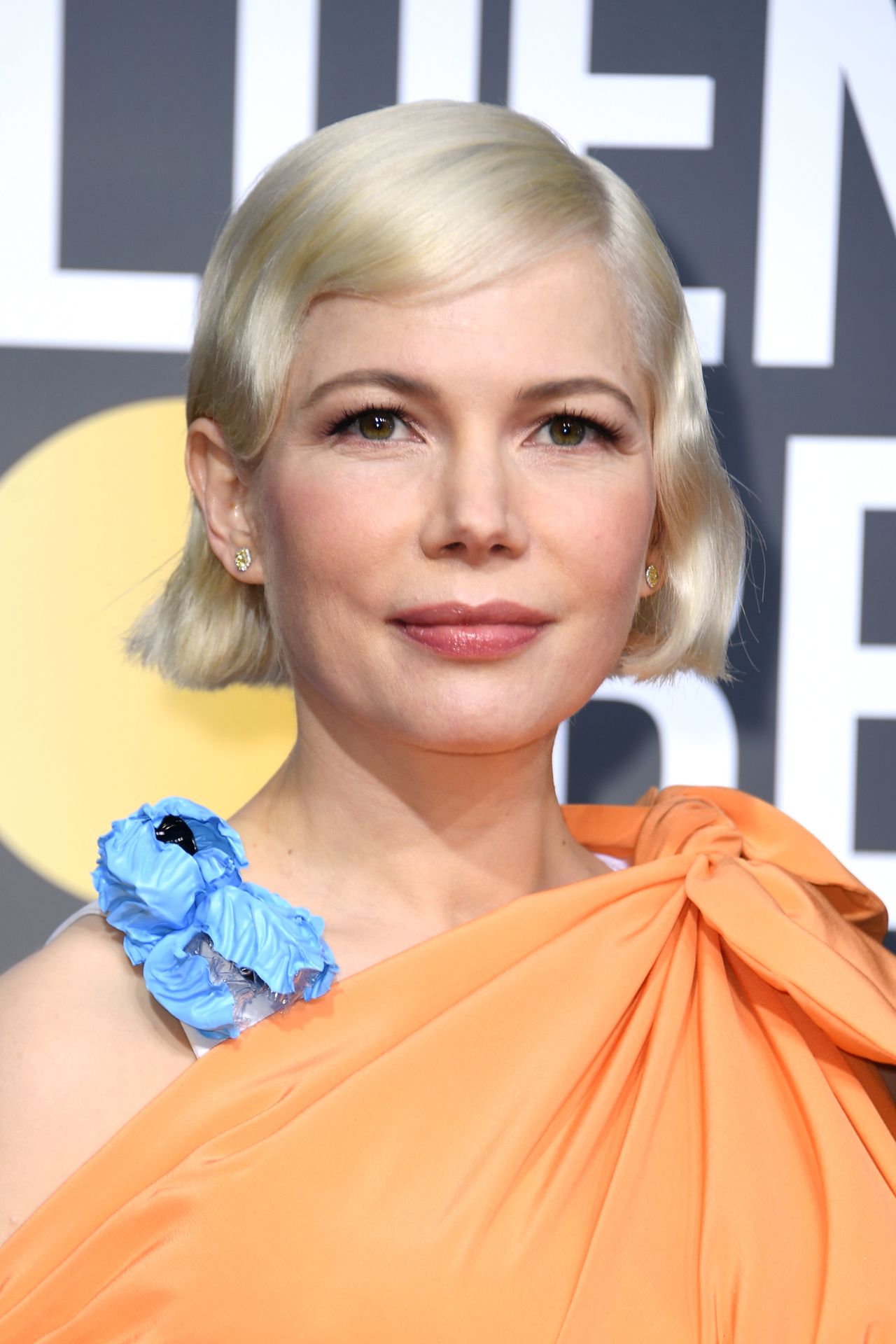 US actress Michelle Williams arrives for the 77th annual Golden Globe Awards on January 5, 2020, at The Beverly Hilton hotel in Beverly Hills, California. (Photo by VALERIE MACON / AFP)
