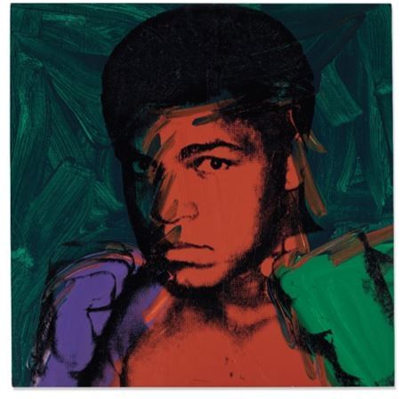 Andy Warhol, 'Muhammad Ali' (1977) © Image Courtesy of Christie's