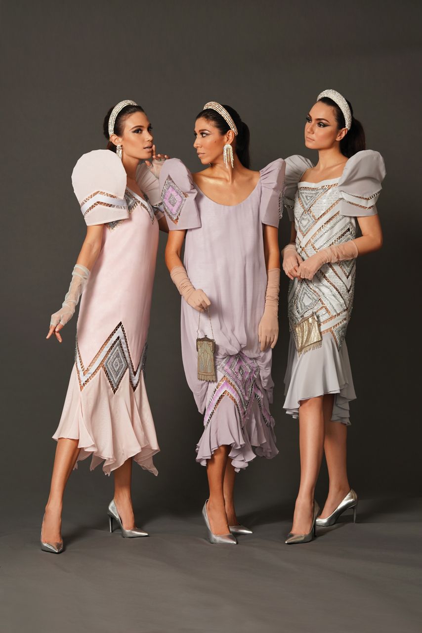 Sirene Sutton, Marita Ganse, and Jasmine Maierhofer wear Windell Madis