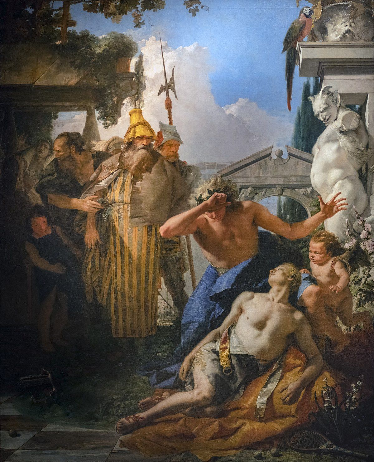 Gimbattiasta Tiepolo - La morte di Giacinto (1752-53)  - Museo Nacional Thyssen-Bornemisza Madrid