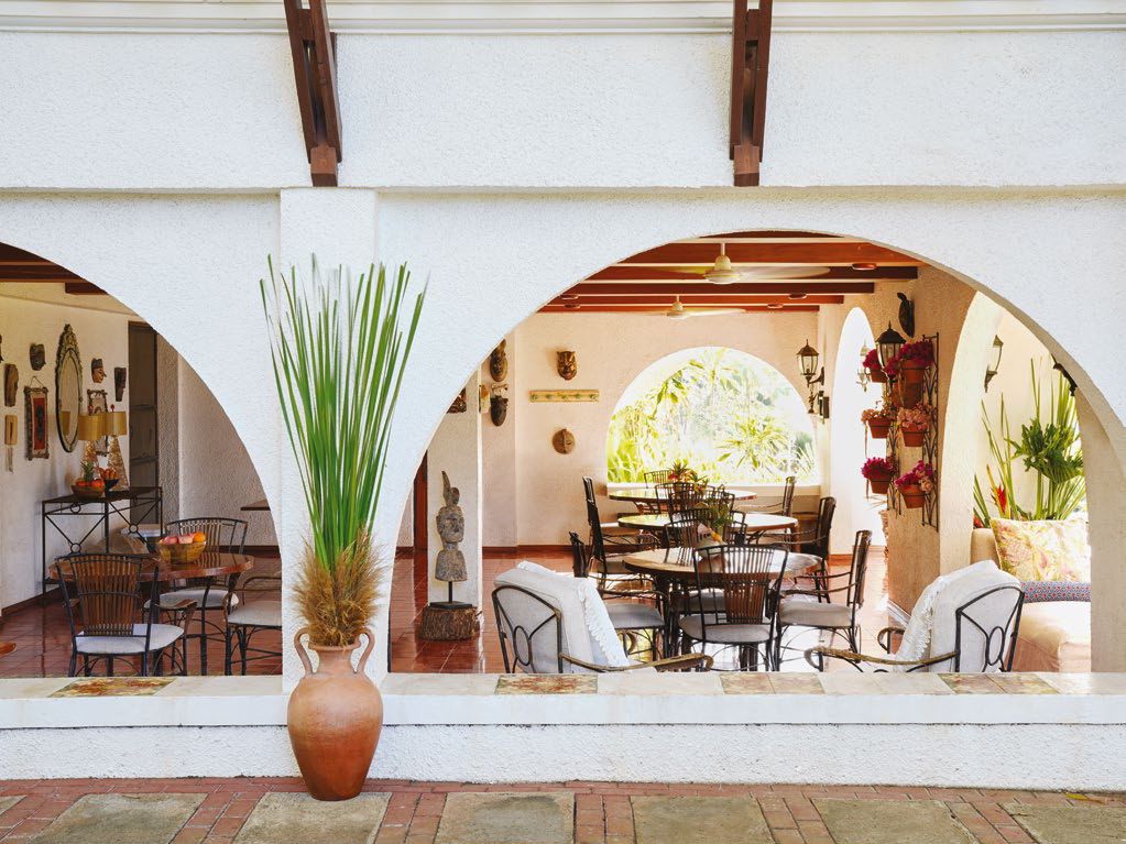 A distinctly South American aesthetic exudes from this property. A nod to the the man of the house’s Colombian heritage.