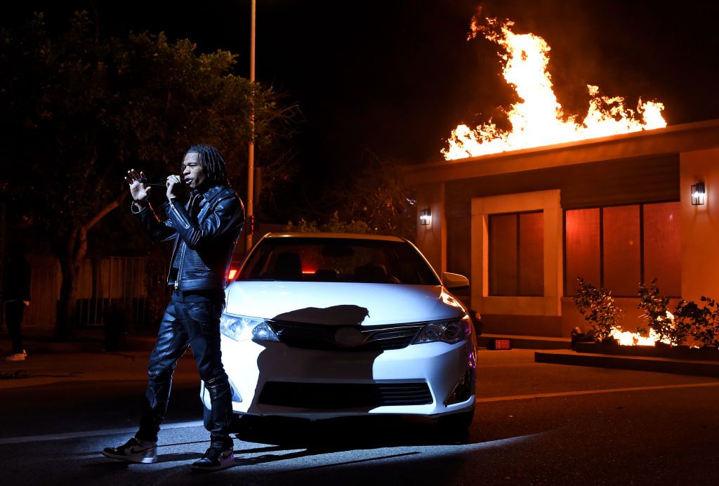 LOS ANGELES, CALIFORNIA - MARCH 14: In this image released on March 14th, Lil Baby performs at the 63rd Annual GRAMMY Awards broadcast on March 14th, 2021. (Photo by Kevin Winter/Getty Images for The Recording Academy)
