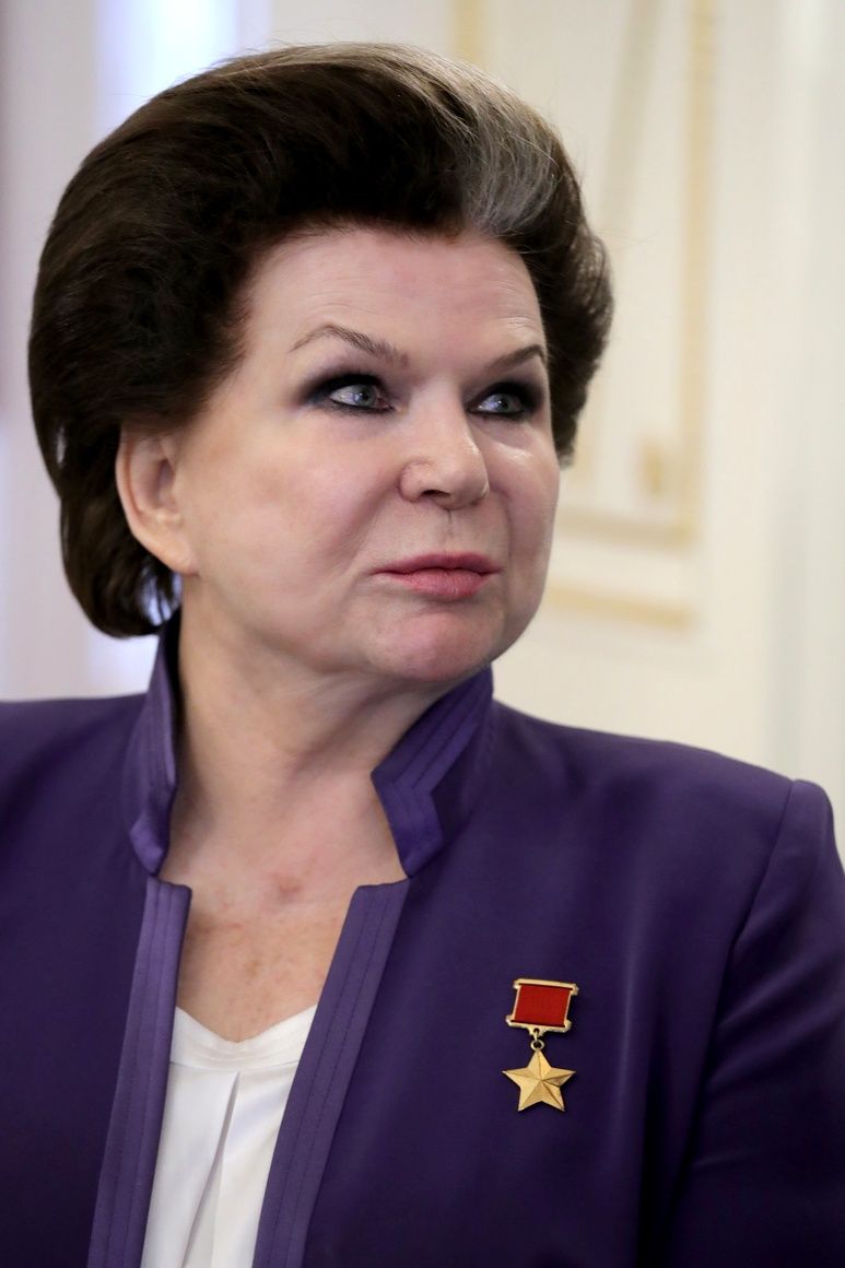 Valentina Tereshkova. | Photo from Wikimedia Commons; Kremlin.ru