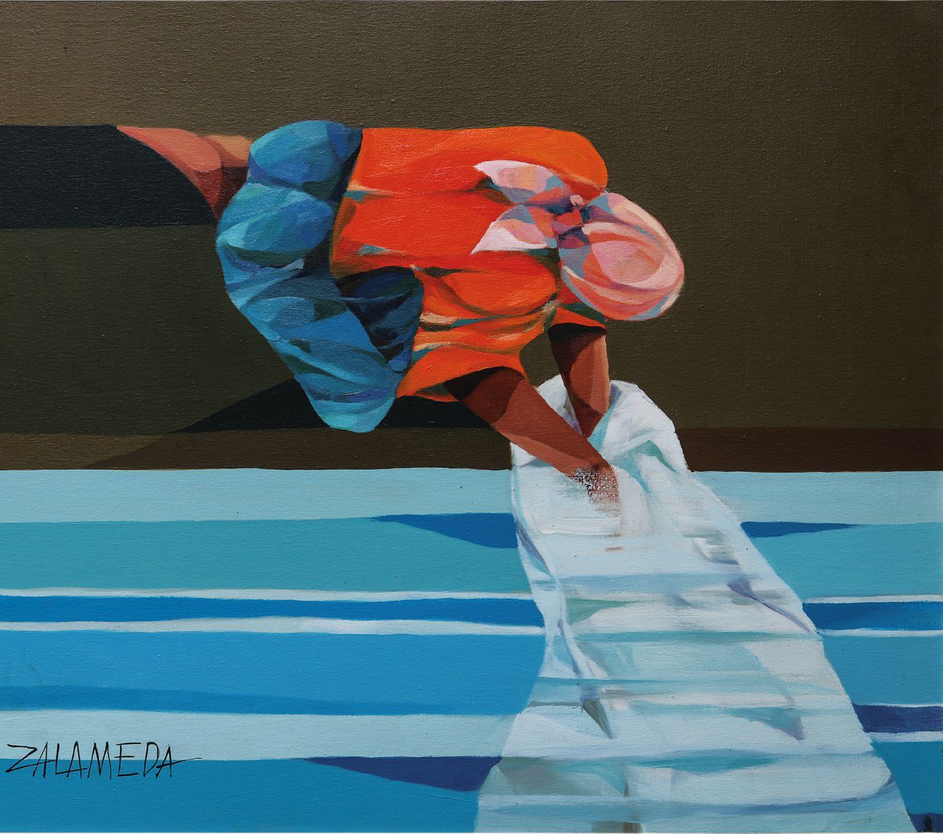 Lavandera, oil on canvas, 1970, 30” x 36”. Images Courtesy of Leon Gallery; Isidra Reyes.