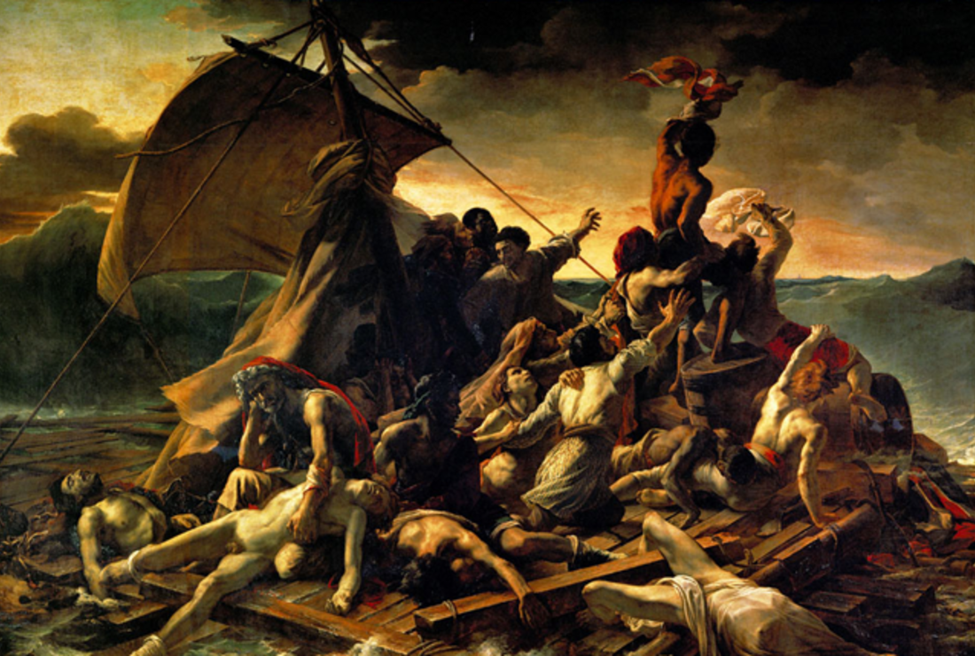 The Raft of Medusa by by Théodore Géricault | Photo: Mental Floss