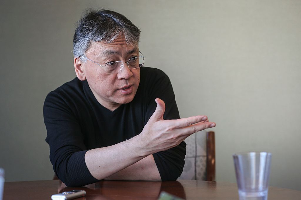 TORONTO, ON- MARCH 17 - Author of The Buried Giant Kazuo Ishiguro for interview at Random House. They made cookies with the logo of the cover of the book on them for a meet and greet after our interview. March 17, 2015 (David Cooper/Toronto Star via Getty Images)