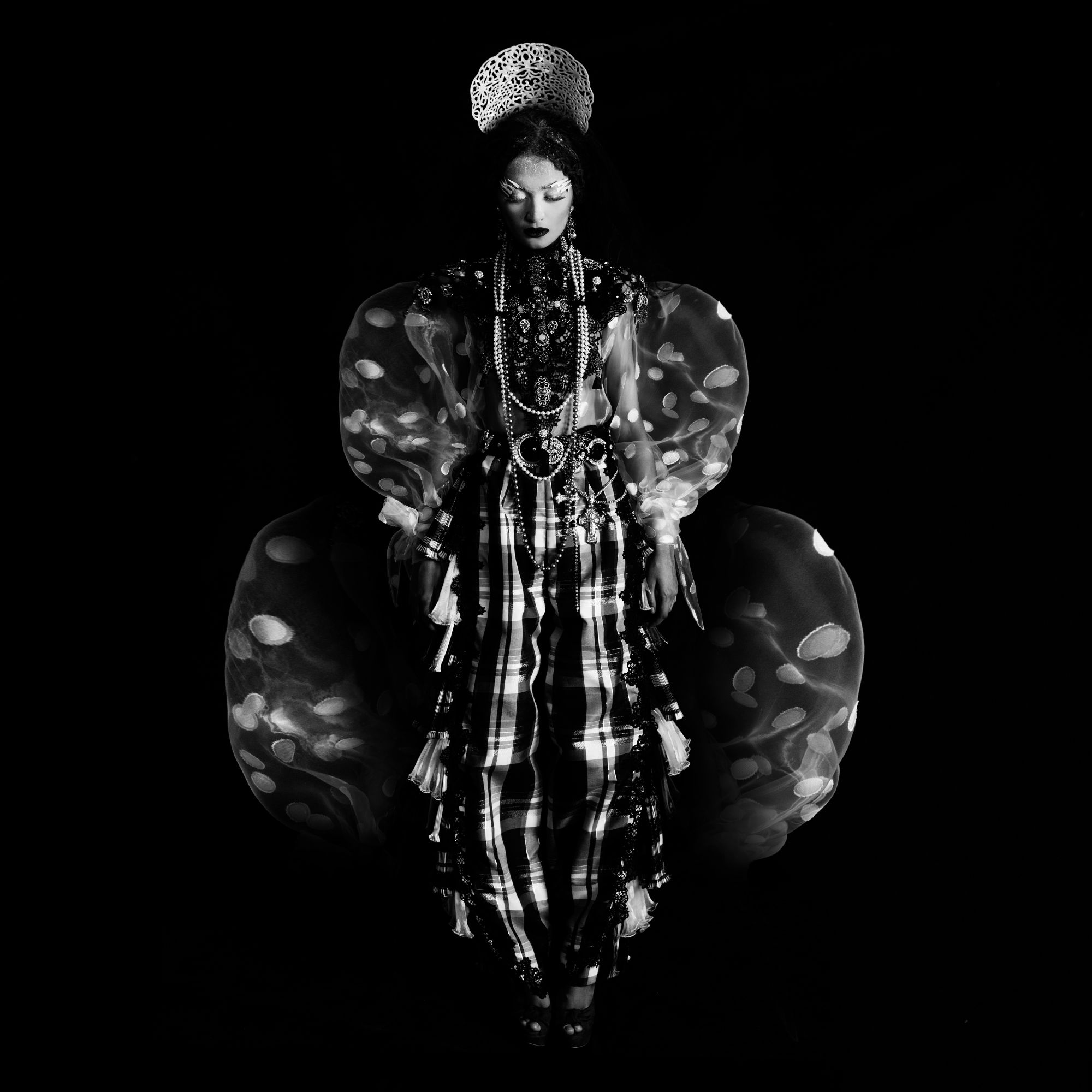 Chito Vijandre’s “Philippine Spanish Colonial Señorita” found in The Four Continents, a chapter on fashion