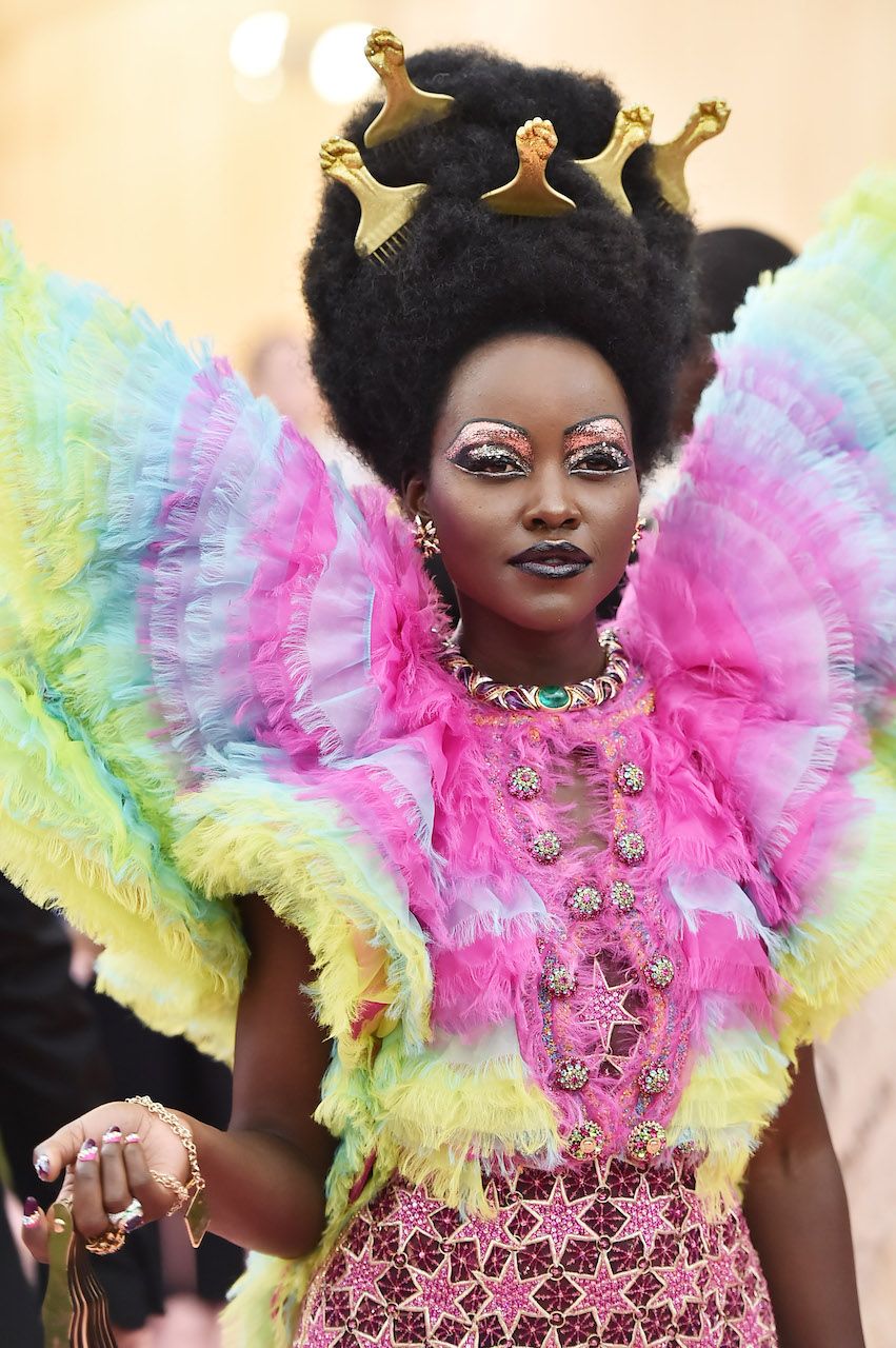 NEW YORK, NEW YORK - MAY 06: Lupita Nyong'o attends The 2019 Met Gala Celebrating Camp: Notes on Fashion at Metropolitan Museum of Art on May 06, 2019 in New York City. (Photo by Theo Wargo/WireImage)