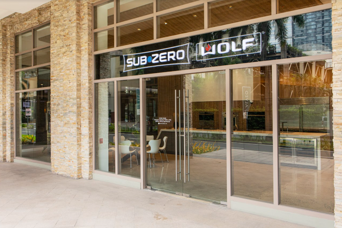 The exclusive Sub-Zero and Wolf showroom is located at The Residences at Greenbelt, Makati.