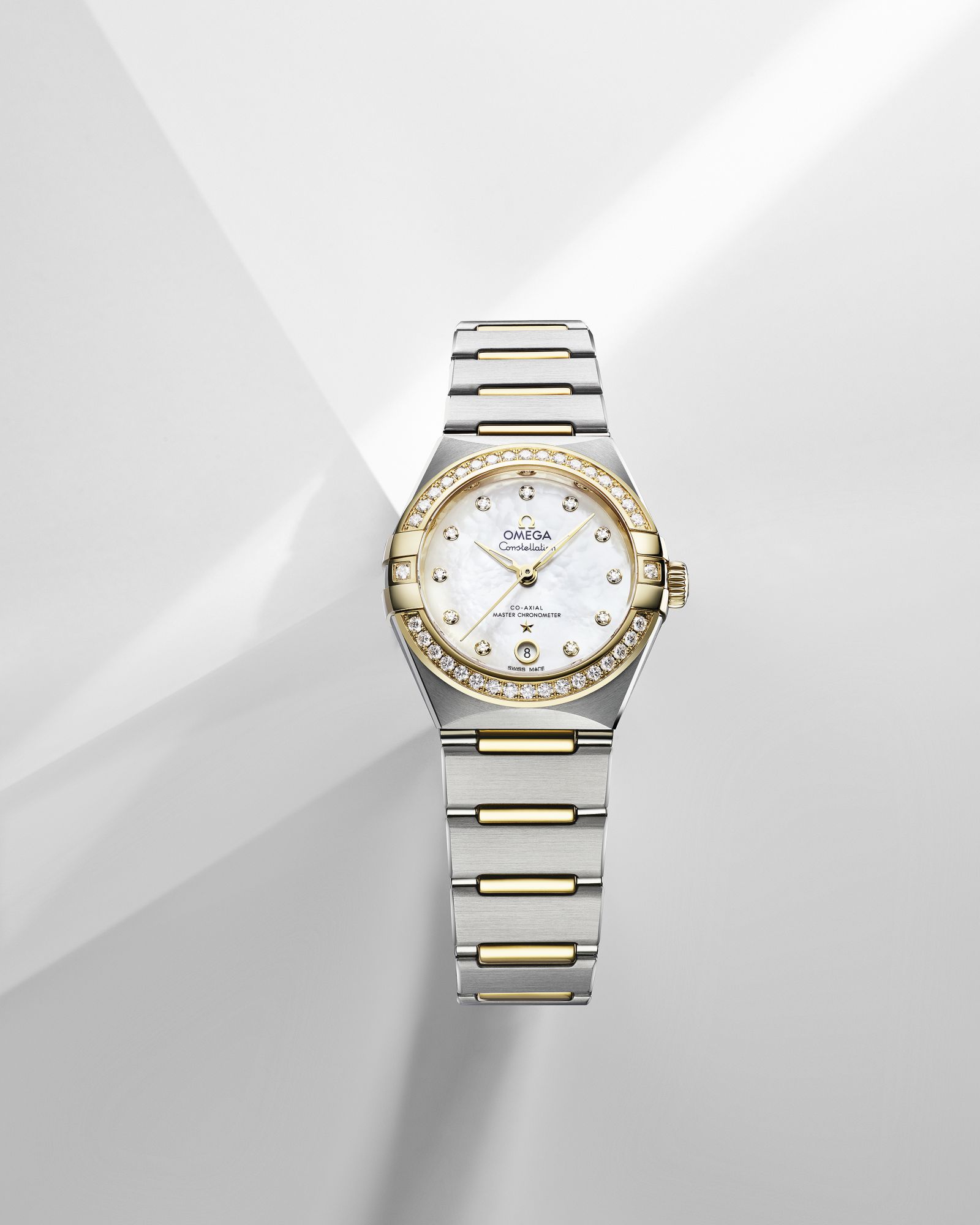 Omega Constellation in stainless steel.