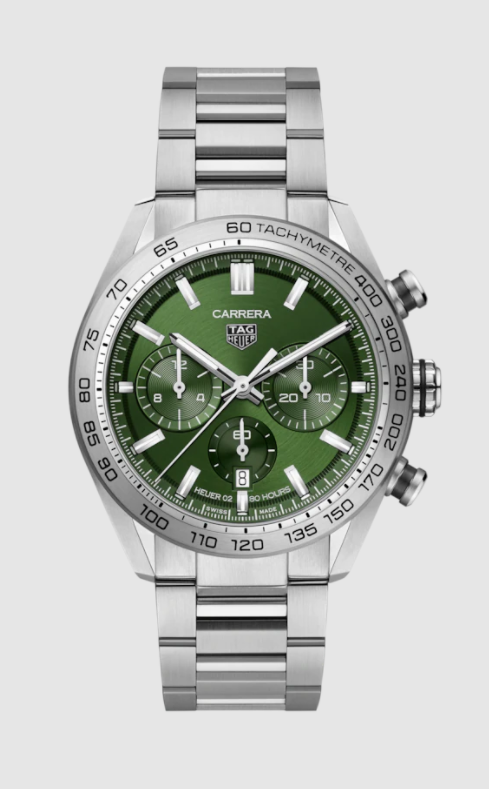 Tag Heuer Carrera in Green.