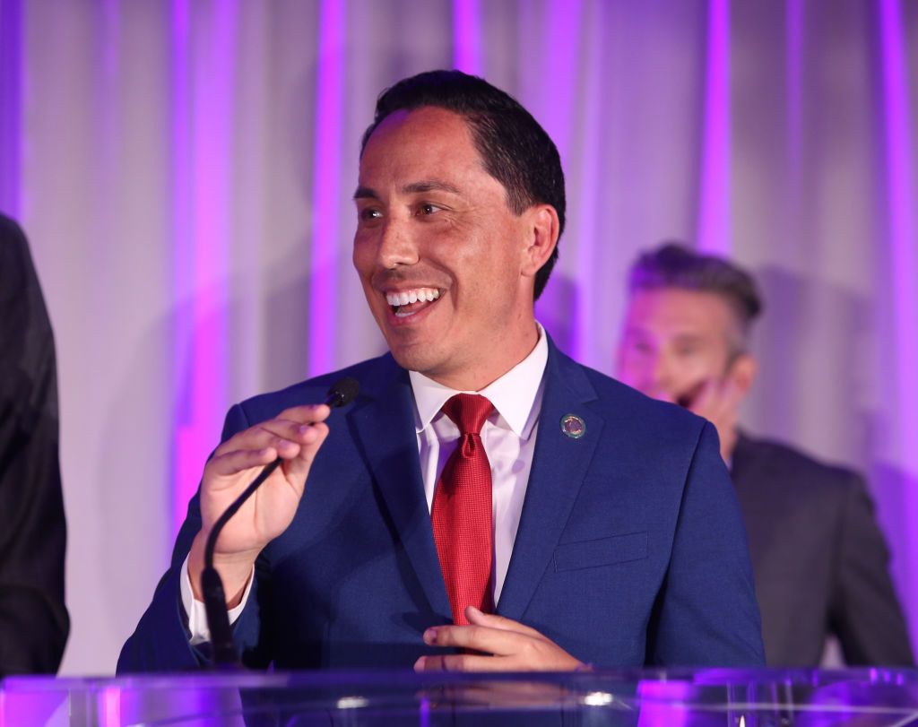 BEVERLY HILLS, CA - JUNE 07: Assemblymember Todd Gloria speaks at the Lambda Legal 2018 West Coast Liberty Awards at the SLS Hotel on June 7, 2018 in Beverly Hills, California. (Photo by Randy Shropshire/Getty Images for Lambda Legal)