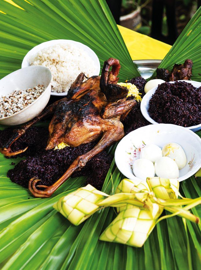 Food offering to the gods in Cotobato