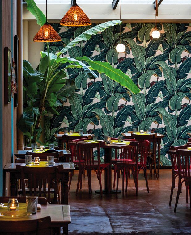 The interiors of Cantina Sunae in Buenos Aire