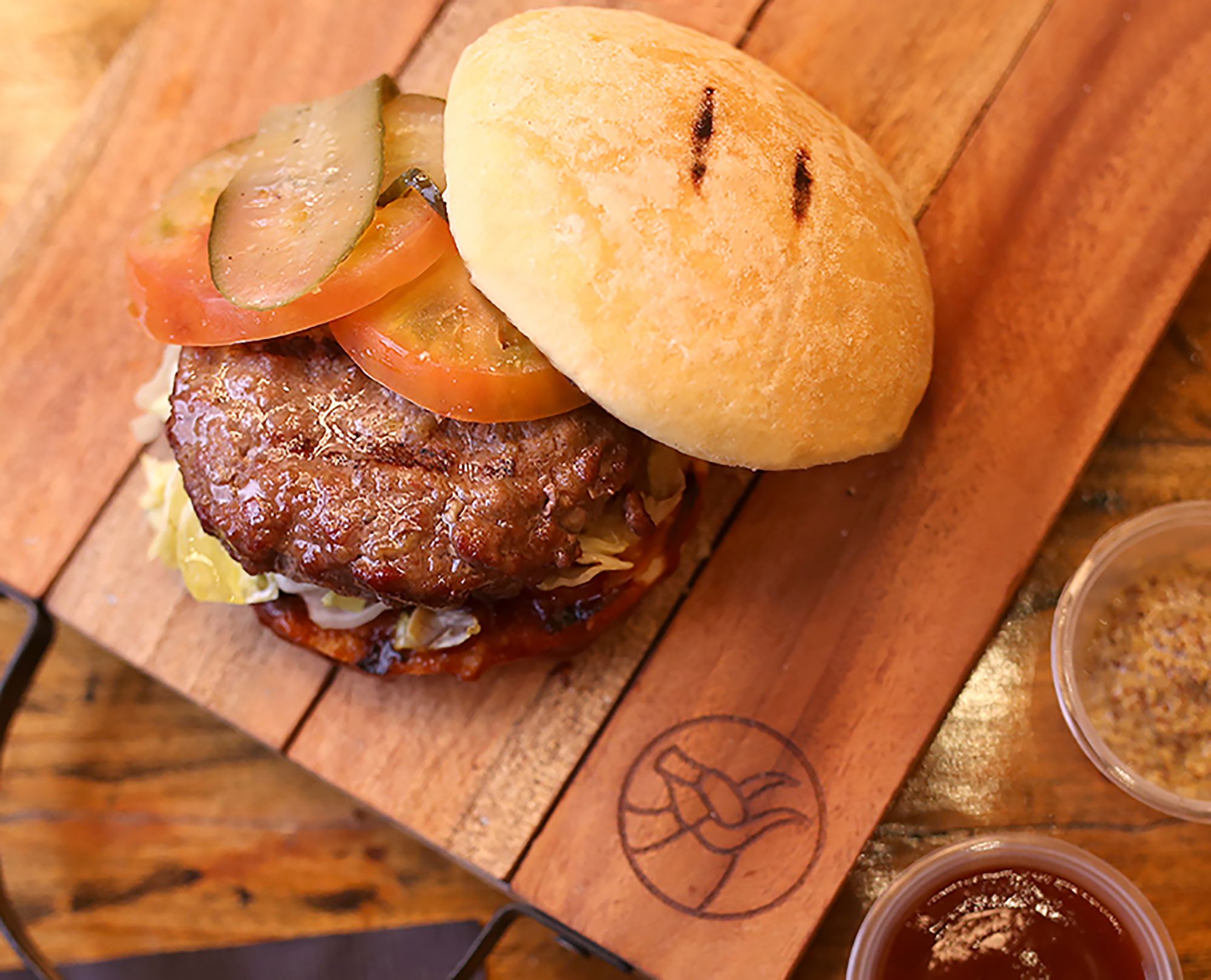 Raging Bull Burgers' Kickass Burger