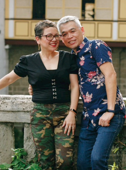 The couple behind Cornerstone Pottery, Eva and EJ Espiritu