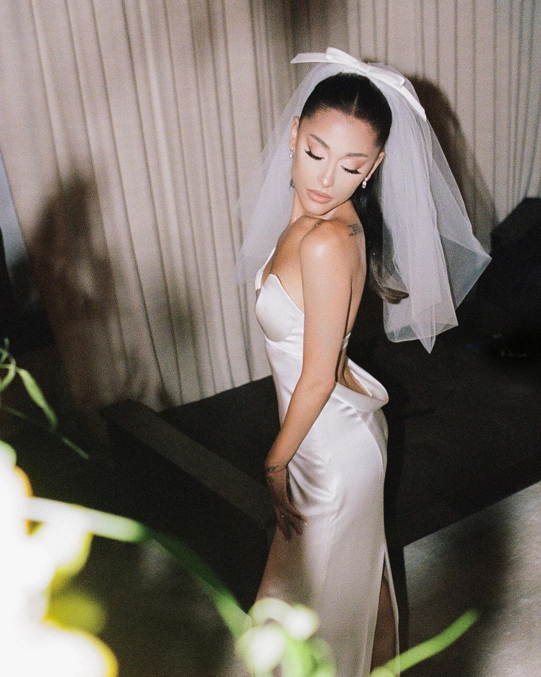 Ariana Grande's wedding gown is designed by Vera Wang