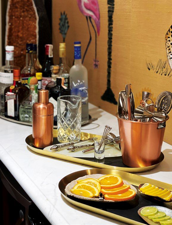 Using F the right barware and stemware is essential