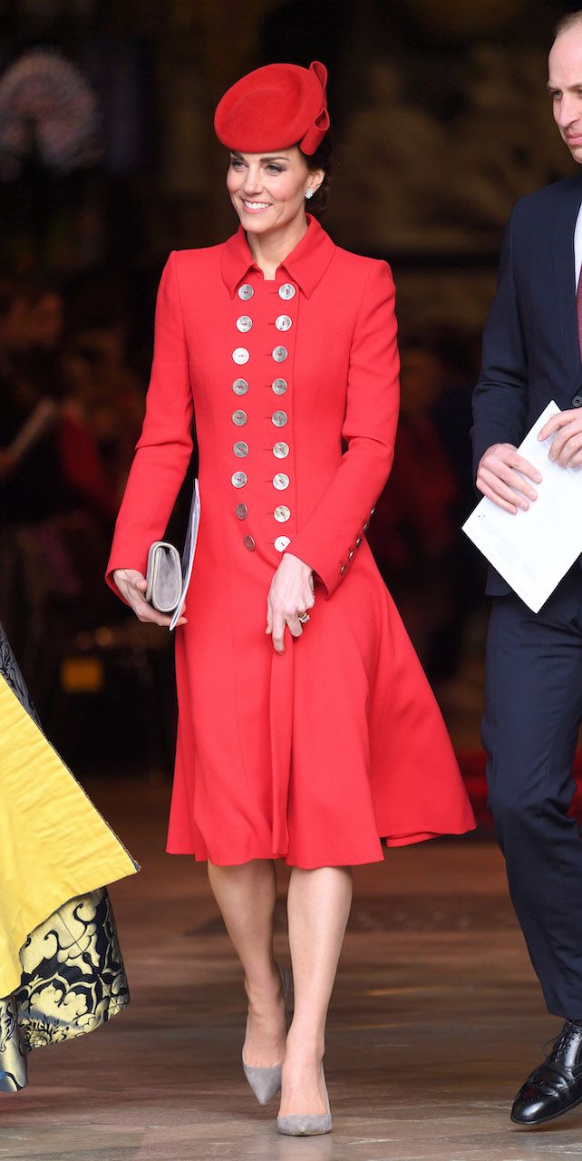 LONDON, ENGLAND - MARCH 11: Catherine, Duchess of Cambridge attends the Commonwealth Day service at Westminster Abbey on March 11, 2019 in London, England. (Photo by Karwai Tang/WireImage)