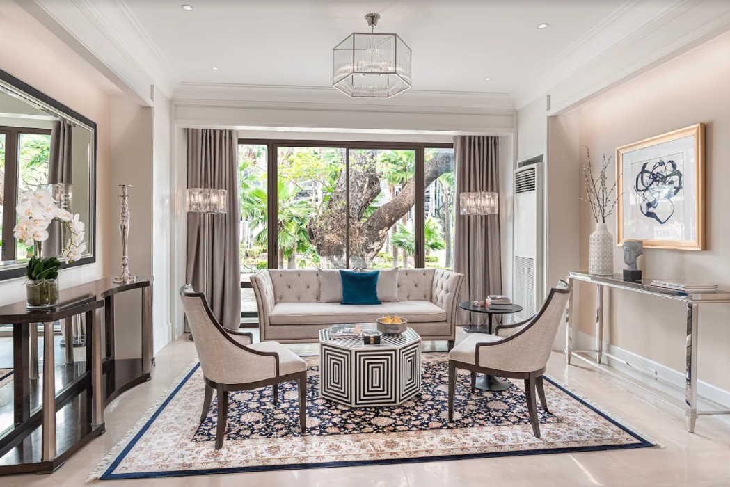 The Living Area of Tower 2 3BR model unit (Designed by Tina Periquet)