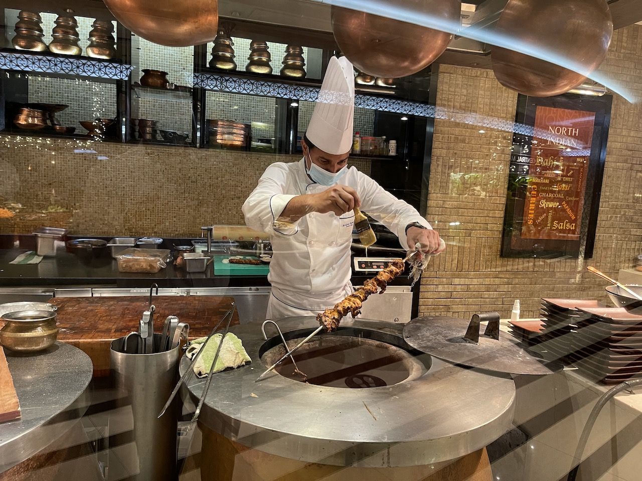 Beautifully roasted meat by a highly-specialised artisan at Spiral's Indian atelier.