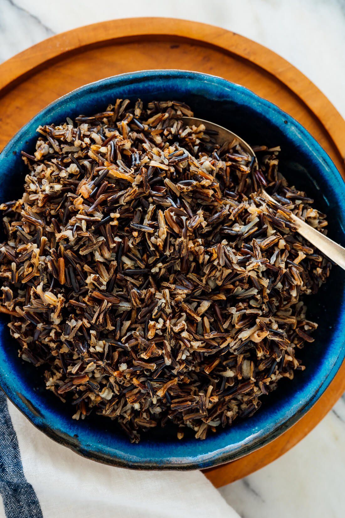 Wild rice - actually not a rice variant, but the seeds of an aquatic grass!