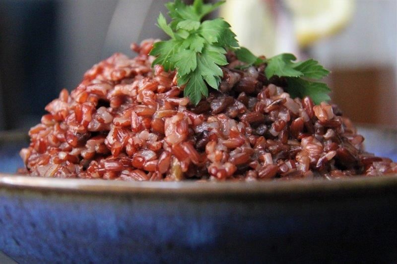 Red rice - one of the most nutrient-dense varieties boasting low GI and antioxidant properties!
