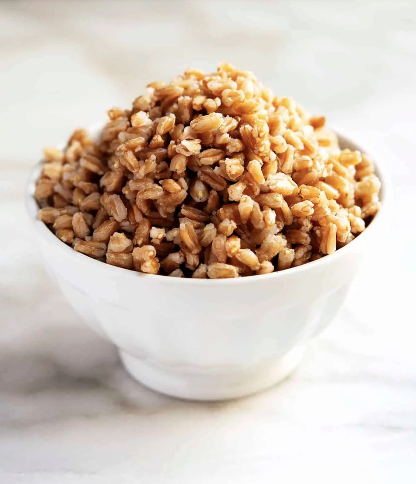 Farro - an ancient whole grain that can take some time to prepare, but has great flavour and texture!