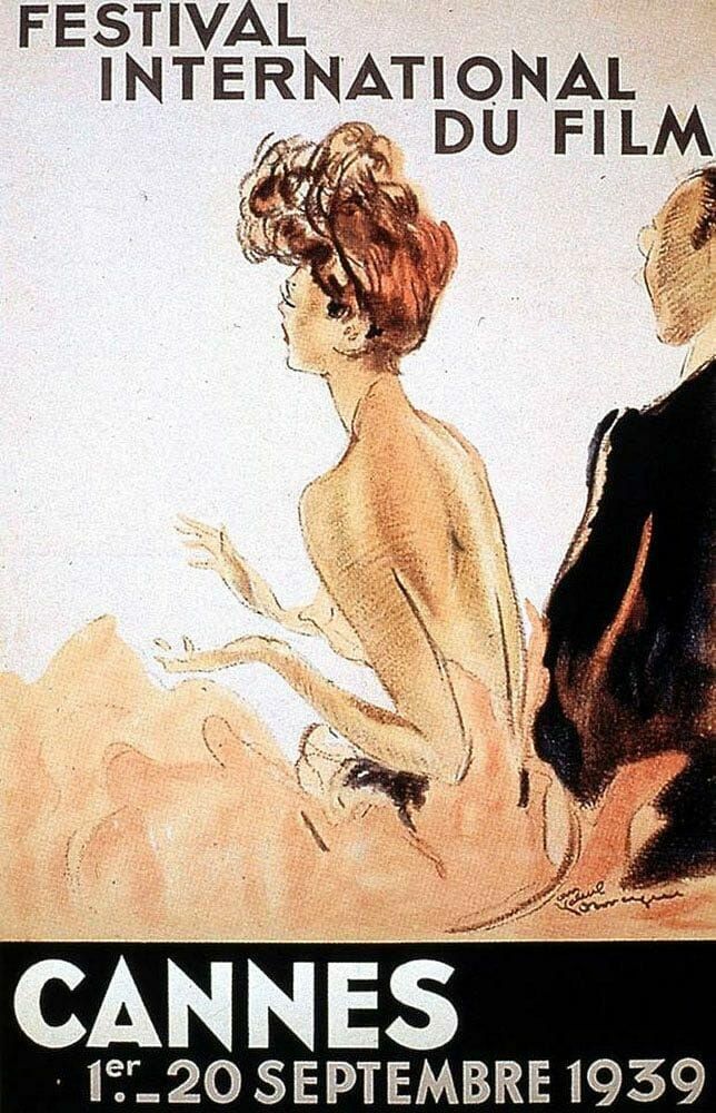 The first Cannes Film Festival poster