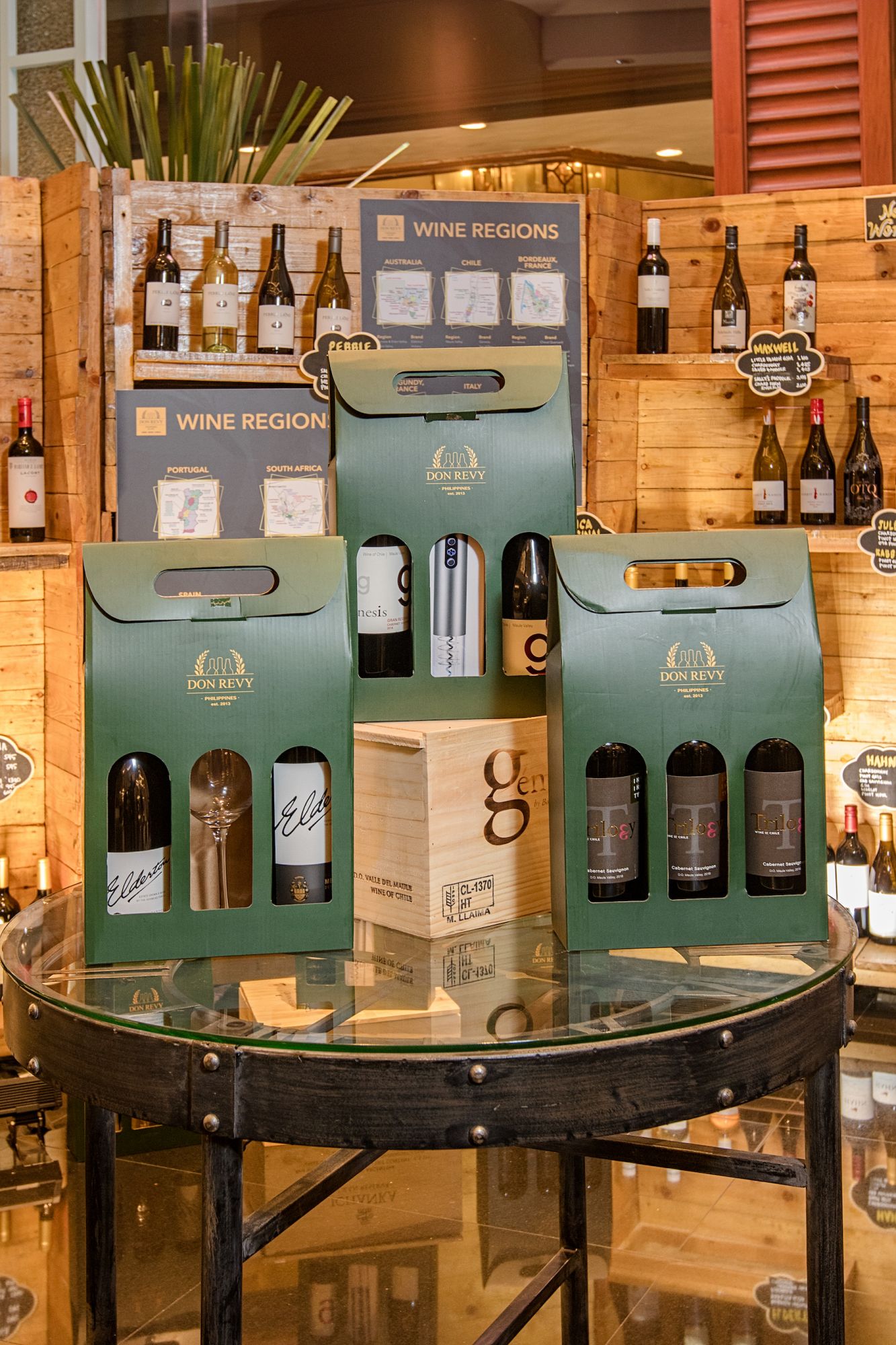 Explore wine from all around the world, mid-range to premium at the wine pantry