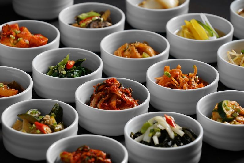 OORI serves refillable banchan or Korean side dishes when guests dine in.