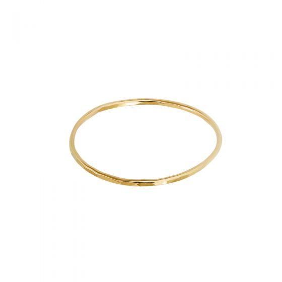 Dower & Hall 1mm Hammered Skinny Ring. | Photo: dowerandhall.com