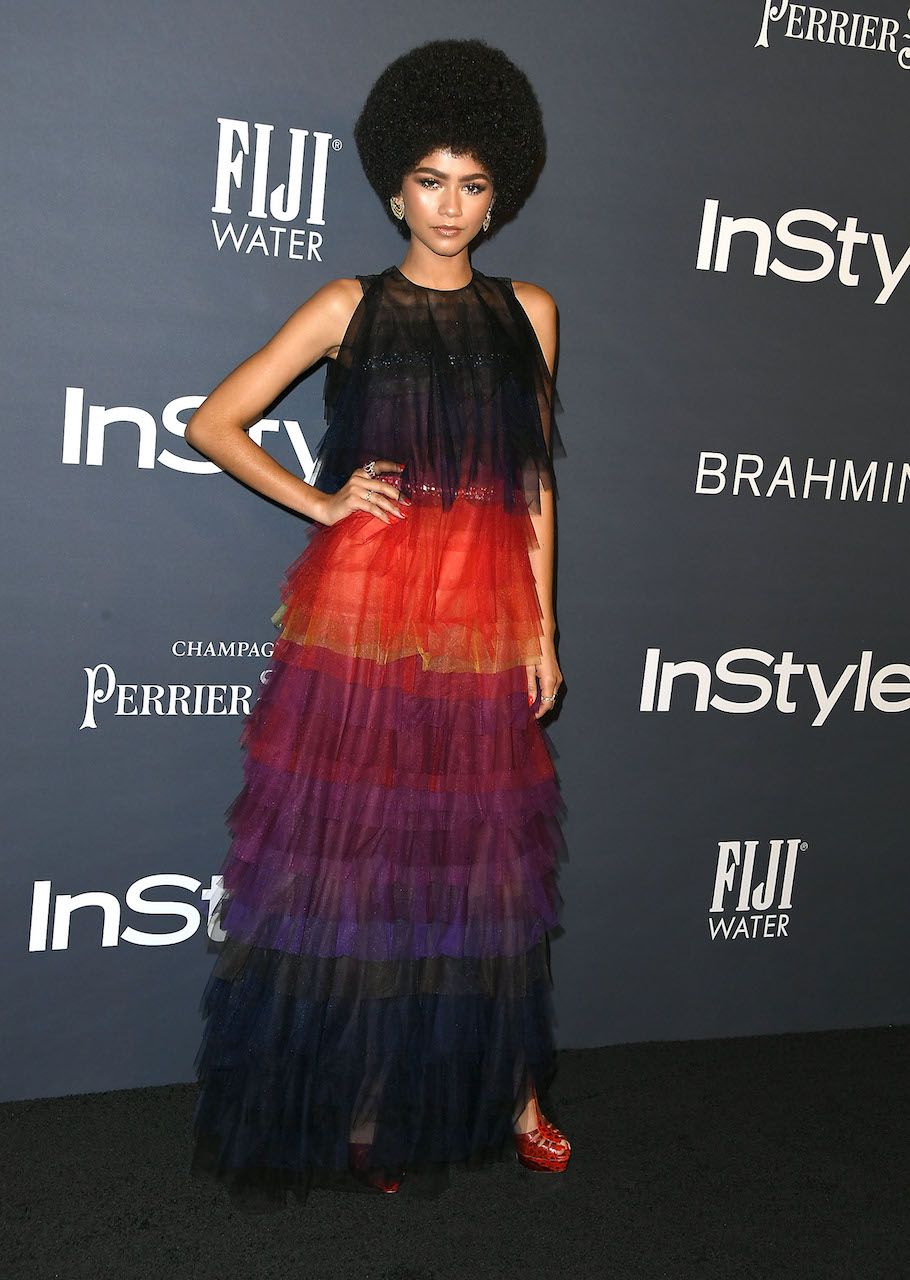 LOS ANGELES, CA - OCTOBER 23: Zendaya arrive at the 3rd Annual InStyle Awards at The Getty Center on October 23, 2017 in Los Angeles, California. (Photo by Steve Granitz/WireImage)