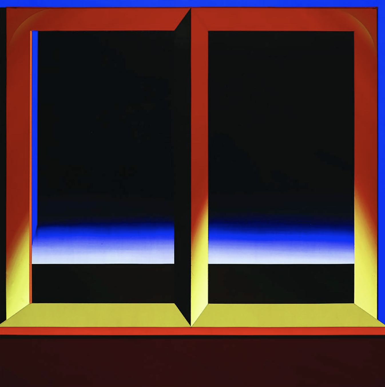 Linear No. 99 Diptych, acrylic on marine plywood, 1969 | Photo courtesy of Liza Nakpil