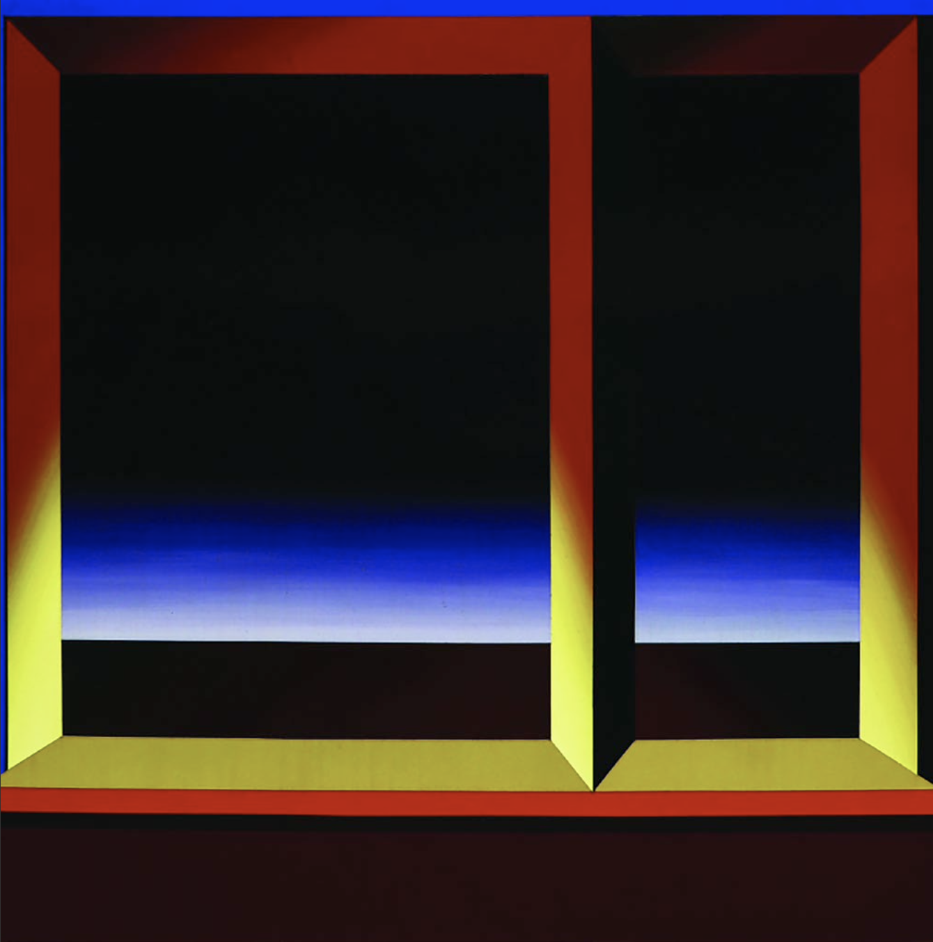 Linear No. 98 Diptych, acrylic on marine plywood, 1969 | Photo courtesy of Liza Nakpil