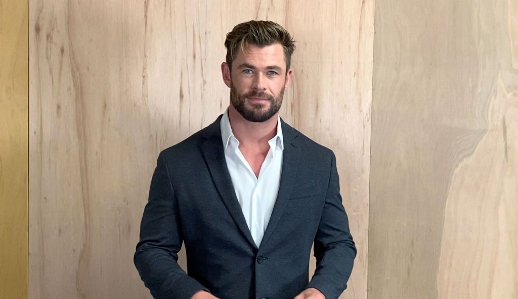 UNSPECIFIED LOCATION â MARCH 7: In this screengrab, Chris Hemsworth speaks at the 26th Annual Critics Choice Awards on March 07, 2021. (Photo by Getty Images/Getty Images for the Critics Choice Association)