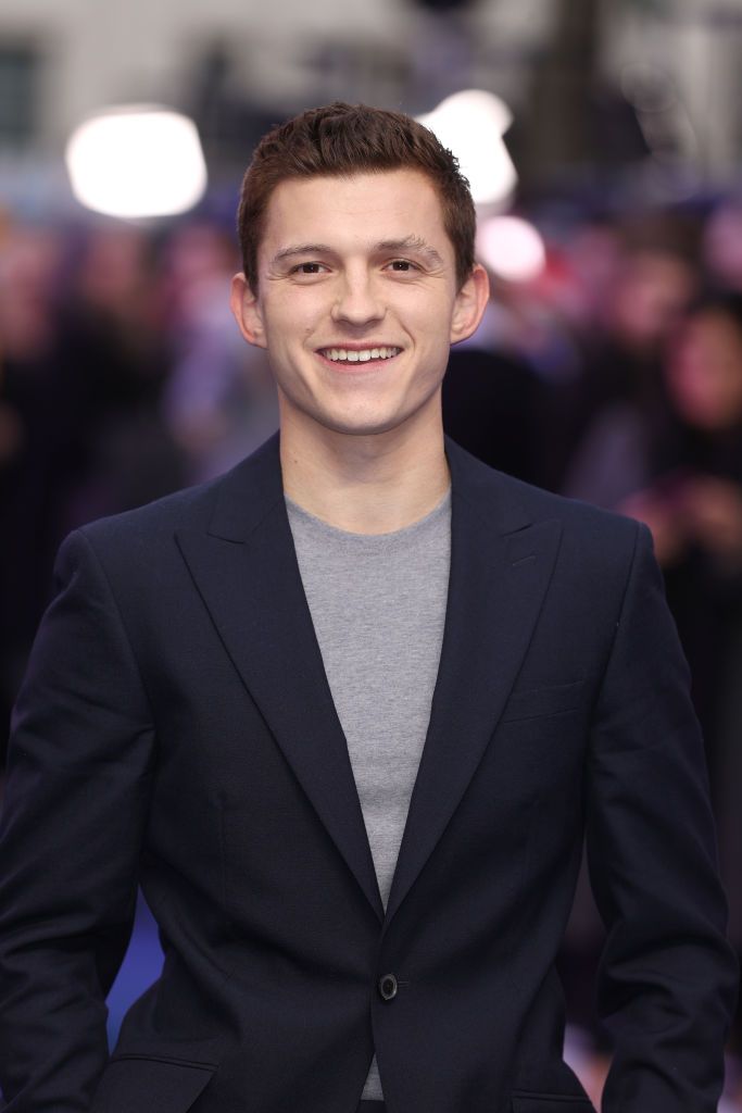 LONDON, ENGLAND - FEBRUARY 23: Tom Holland attends the "Onward" UK Premiere at The Curzon Mayfair on February 23, 2020 in London, England. (Photo by Mike Marsland/WireImage)