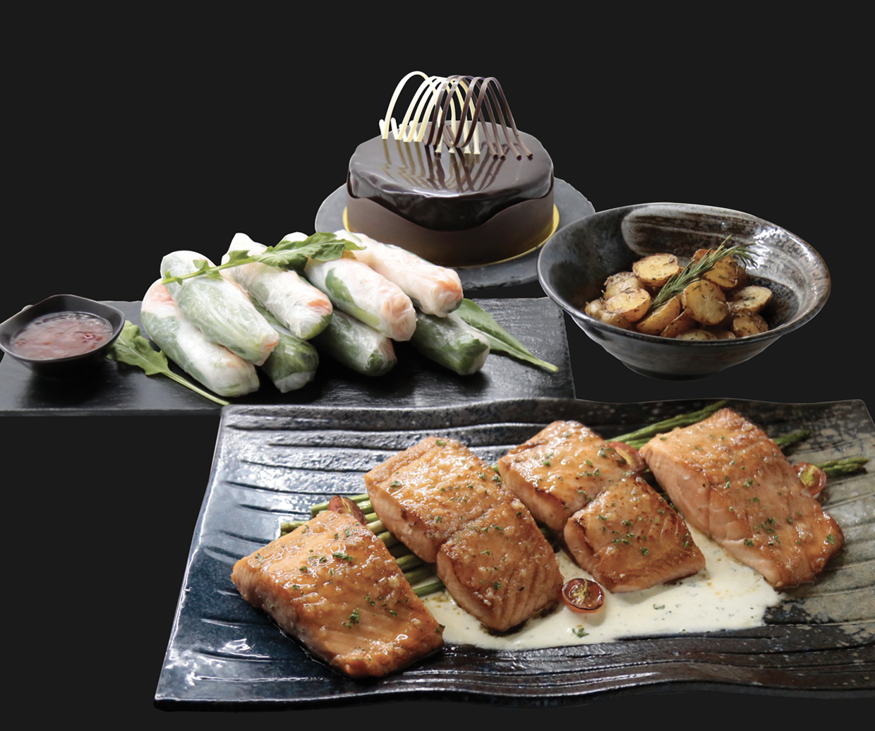 Baked Salmon Fillet Package
